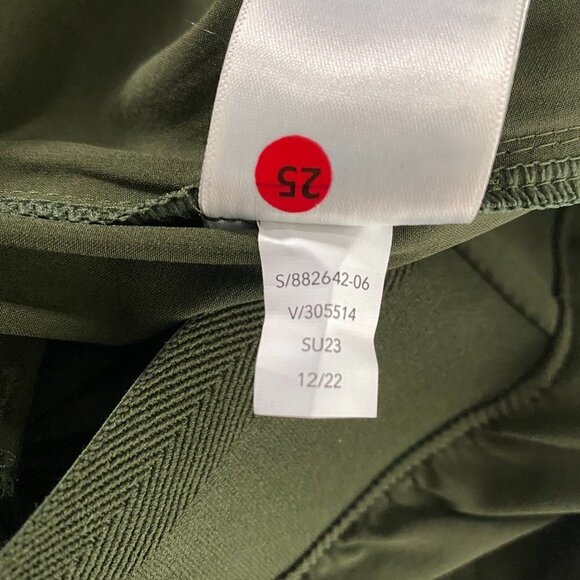 Athleta Brooklyn Heights Pants Size 6 Green Polyester Spandex NWT PT-2072 - Picture 13 of 13